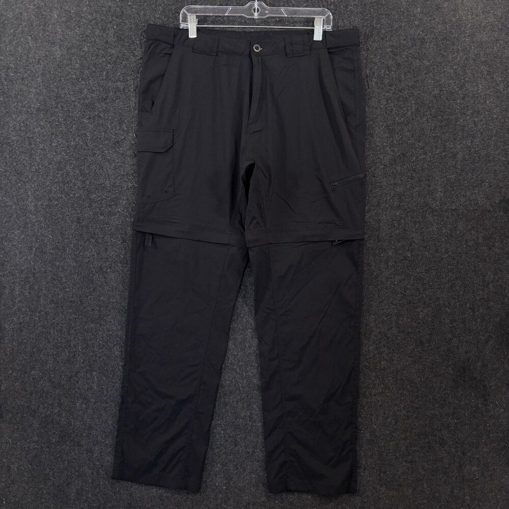 Magellan Outdoors Back Country 2.0 Convertible Pants Men's XL Black Shorts
